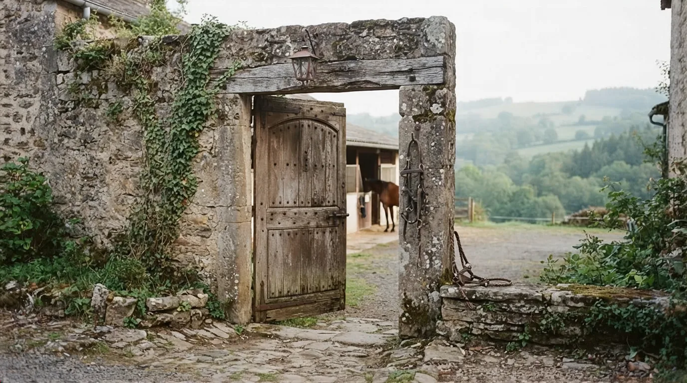 Entrée du Legrand Chantal, centre équestre à Saint-Pierre-d'Eyraud