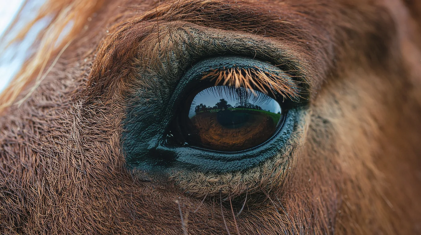 Un regard de cheval au Legrand Chantal, Saint-Pierre-d'Eyraud